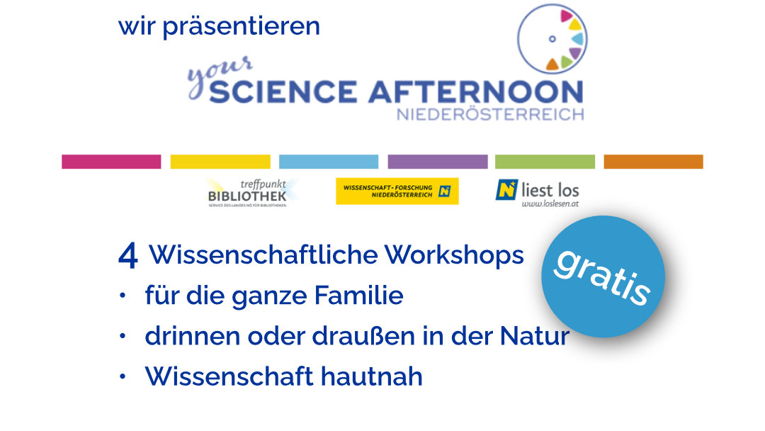 Science Workshops für die ganze Familie