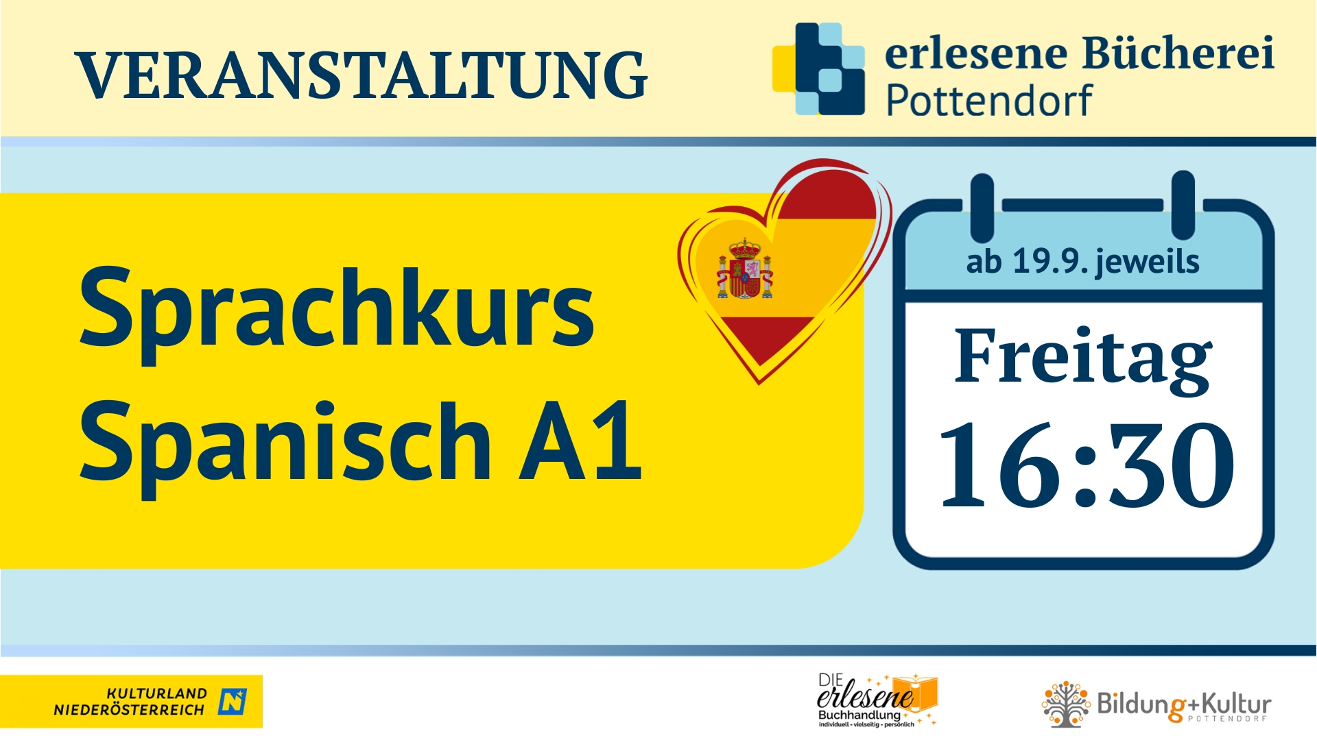 Sprachkurs Spanisch A1, Herbst 25