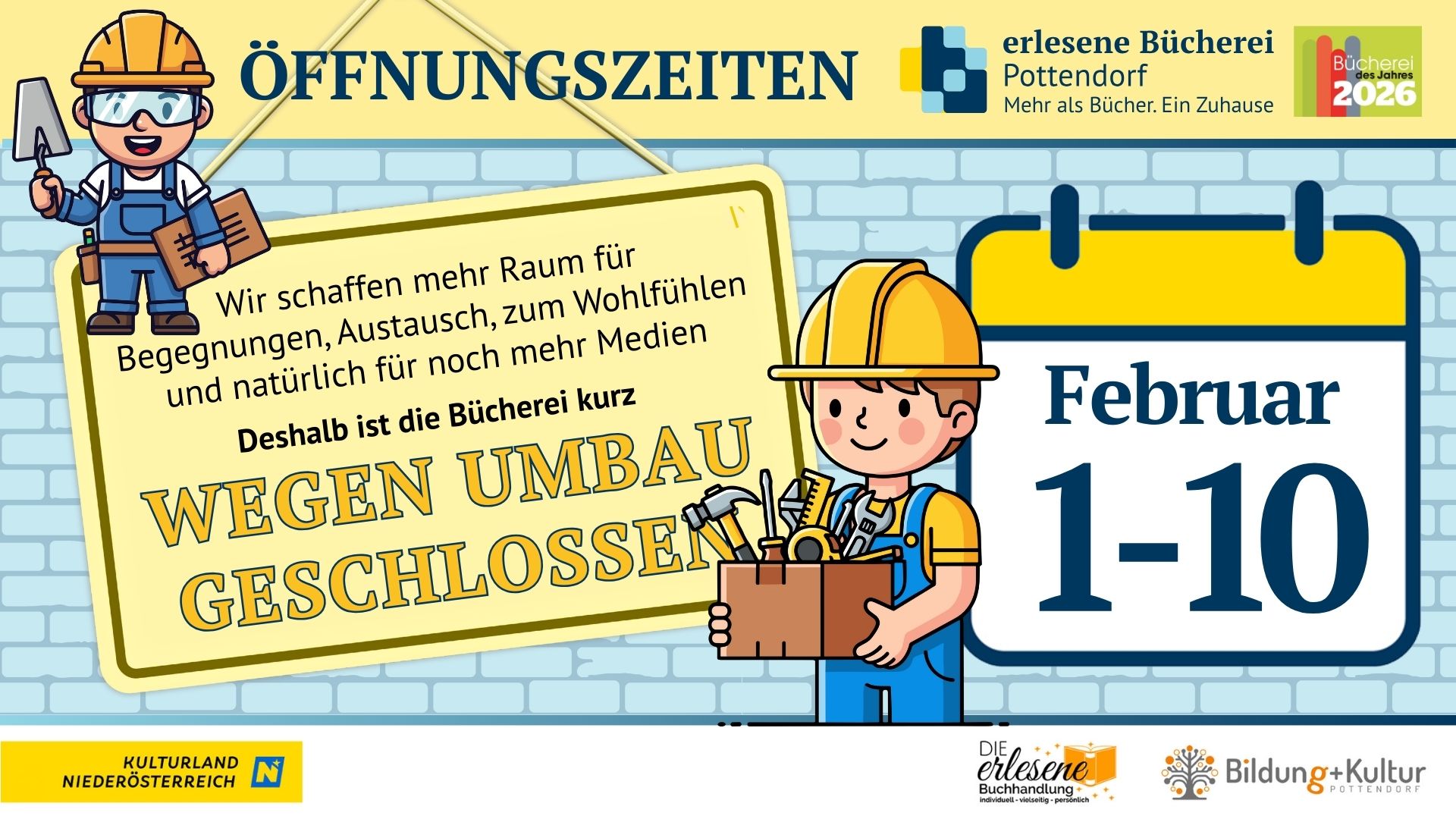 Wir erweitern unser Bücherparadies